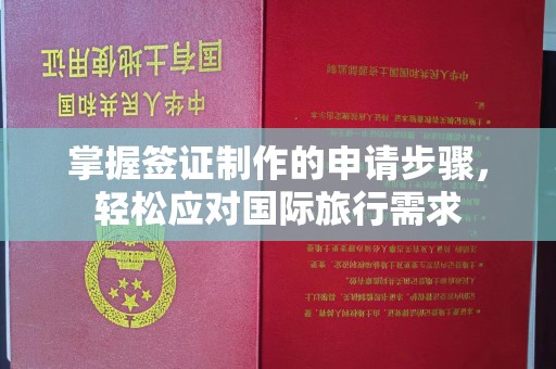 汤旺河掌握签证制作的申请步骤，轻松应对国际旅行需求