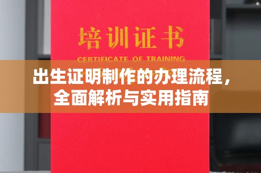 汤旺河出生证明制作的办理流程，全面解析与实用指南