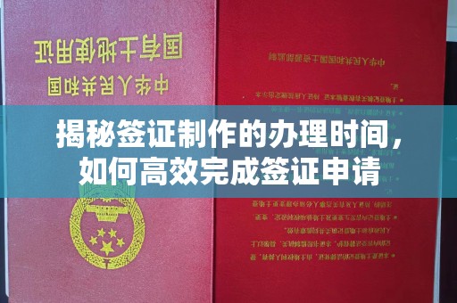 汤旺河揭秘签证制作的办理时间，如何高效完成签证申请
