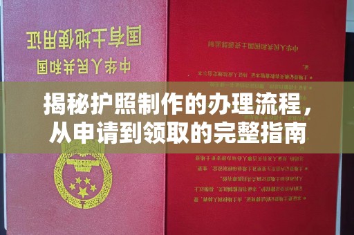 汤旺河揭秘护照制作的办理流程，从申请到领取的完整指南