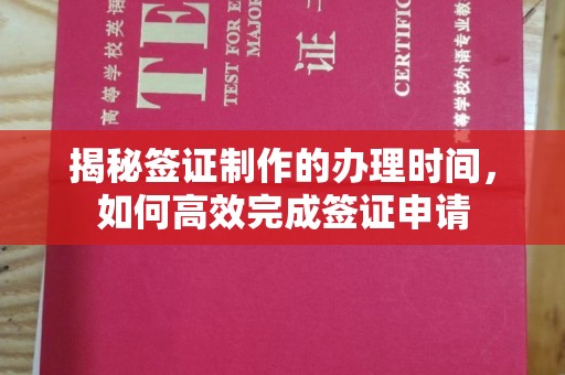 汤旺河揭秘签证制作的办理时间，如何高效完成签证申请