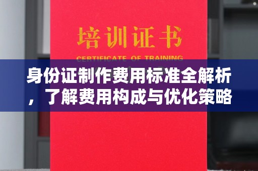 汤旺河身份证制作费用标准全解析，了解费用构成与优化策略