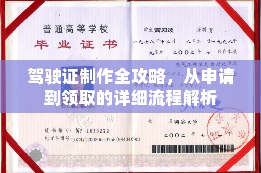 汤旺河驾驶证制作全攻略，从申请到领取的详细流程解析
